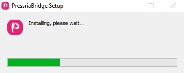 Installation wizard first screen